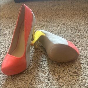 Platform height heels, multiple color